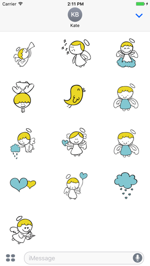 Animated Little Angel Stickers(圖2)-速報App