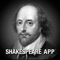 Shakespeare™ is a free app with the complete works of Shakespeare (41 plays, 154 sonnets and 6 poems, including doubtful works) and a searchable concordance to find the exact word or phrase you’re looking for (with “relaxed” searching to find words close to your search term)