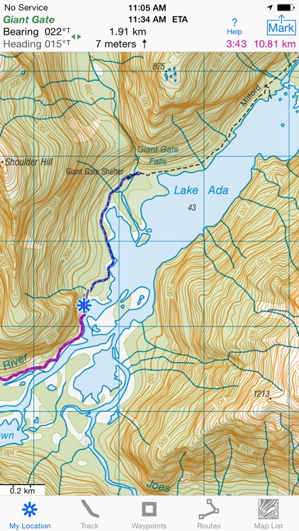 i Hike GPS NZ : New Zealand & Australia Topo Maps