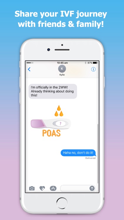 emojIVF: IVF Emoji & Stickers for Women doing IVF