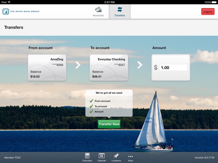 TSBG Mobile Banking for iPad screenshot-3