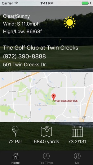 Twin Creeks Golf Tee Times(圖2)-速報App