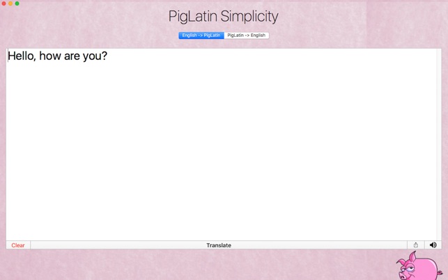 PigLatin Simplicity