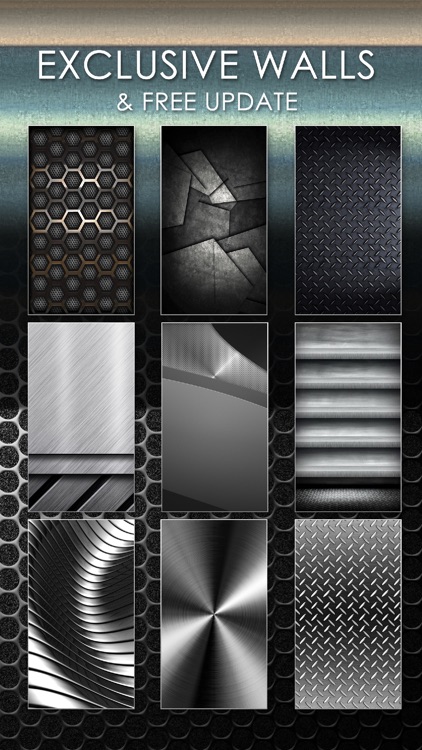 Metallic Screen Wallpaper Blur Design Pro