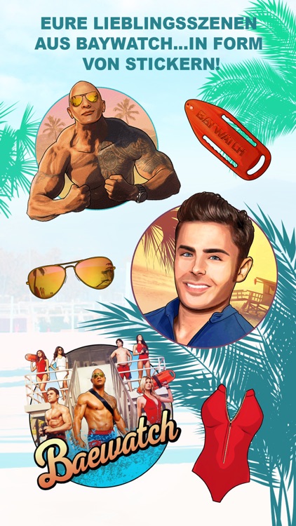 Baywatch Movie Stickers