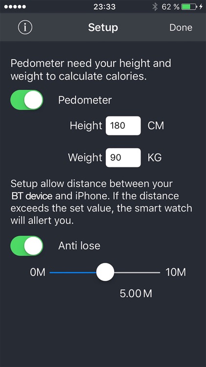 bt notifier bluetooth - synergy for smartwatch