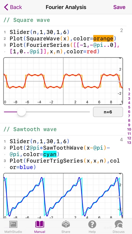 MathStudio - Symbolic graphing calculator screenshot-4
