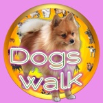Dogs Walk Silhouette Touch  Game with 109 Dogs