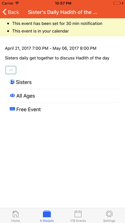 Masjid Events screenshot-3