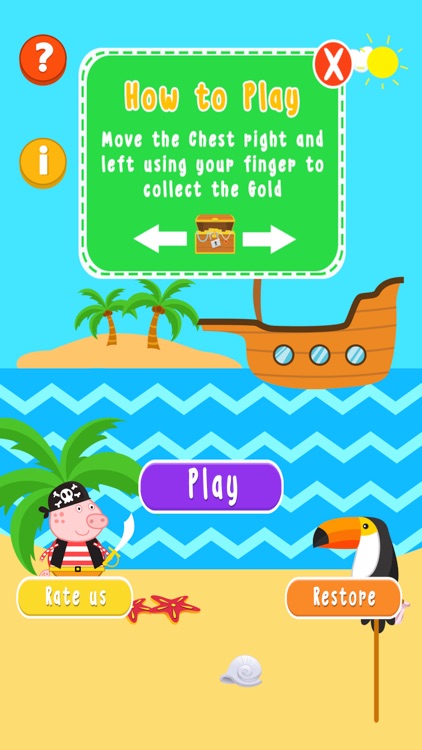 Baby Cartoons :Animal Pirate World & Treasure Hunt