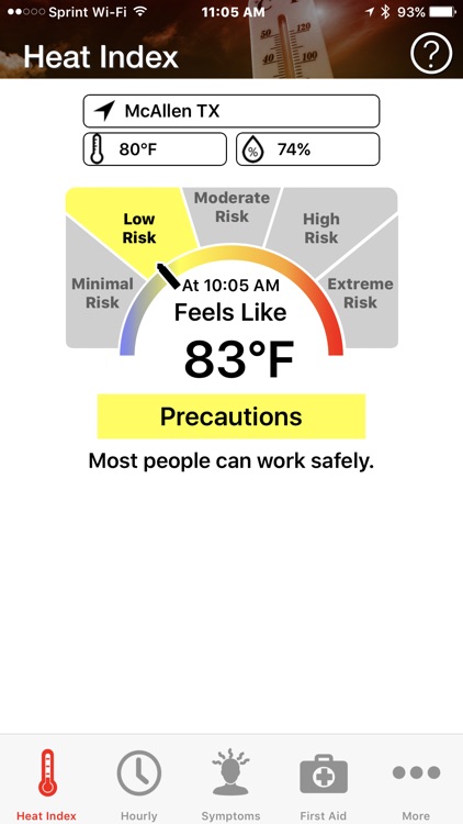 OSHA-NIOSH Heat Safety Tool