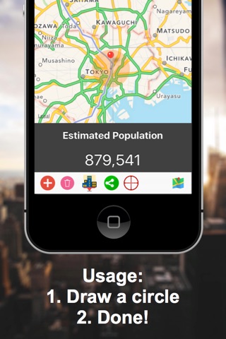 PopulationMap screenshot 2