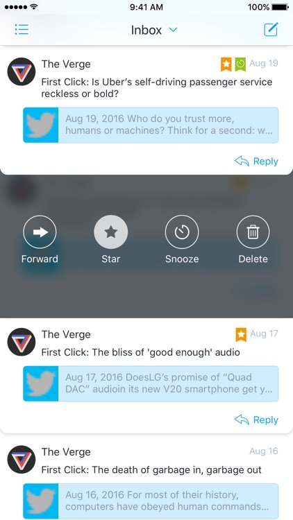 Flow - email app for Gmail, Hotmail & IMAP inbox