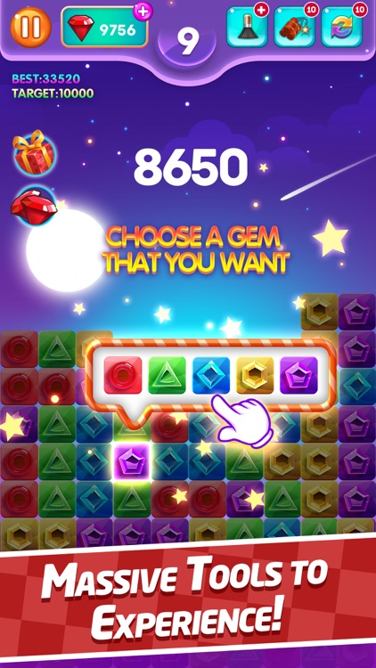 Gem Crush - diamonds crush screenshot-3