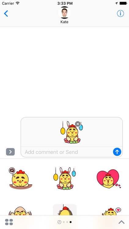 Fat Chicken Animated Stickers v1