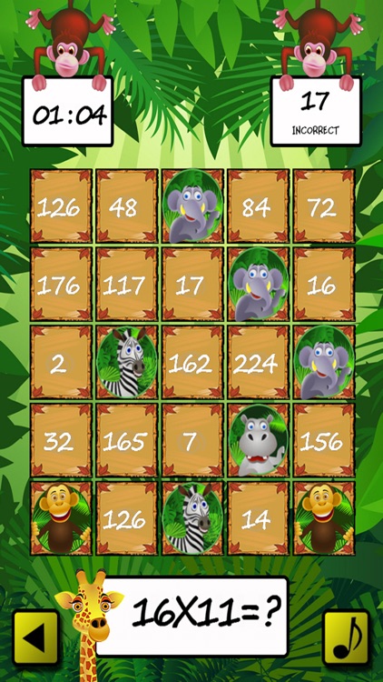 Jungle Math Bingo screenshot-3