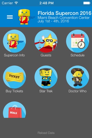 Florida Supercon Event App screenshot 2