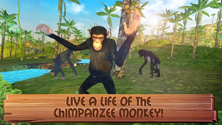 Chimpanzee Monkey Simulator: Jungle Survival