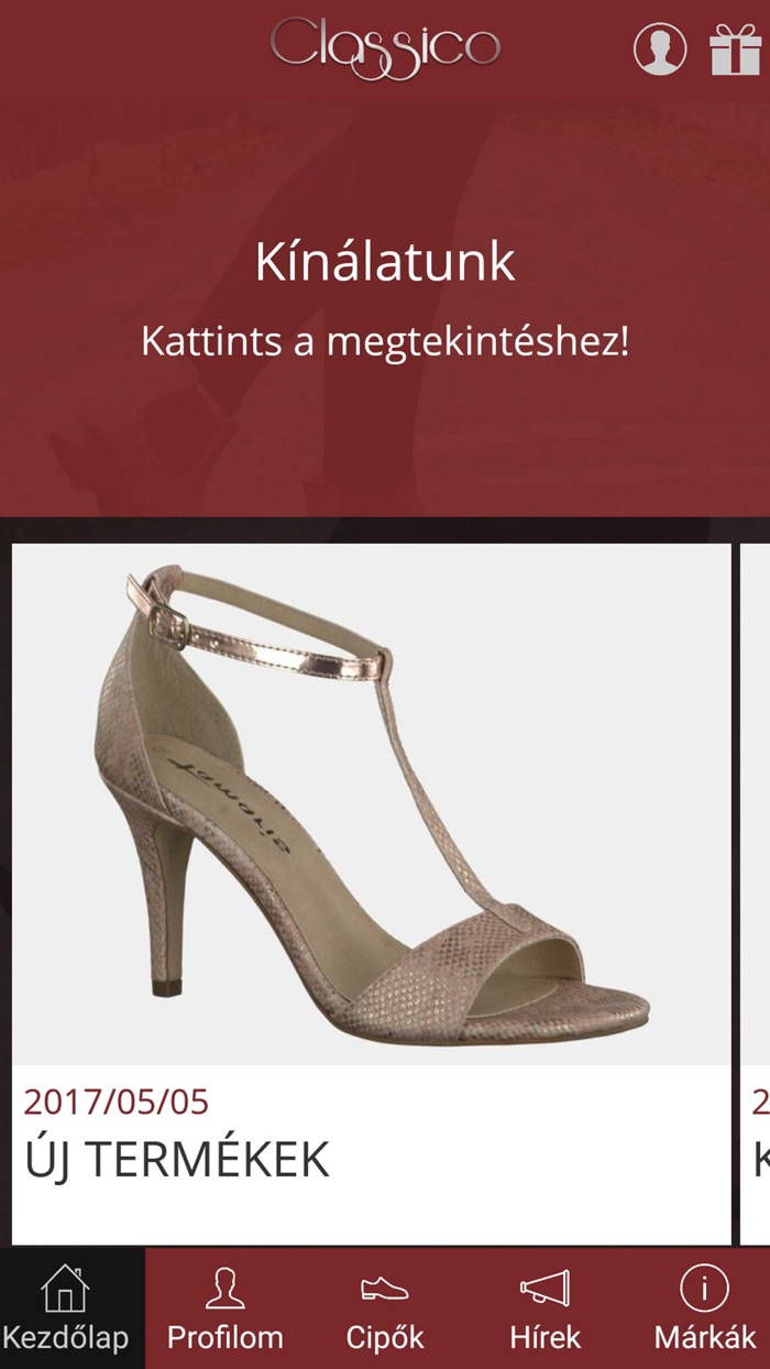 Classico Cipő