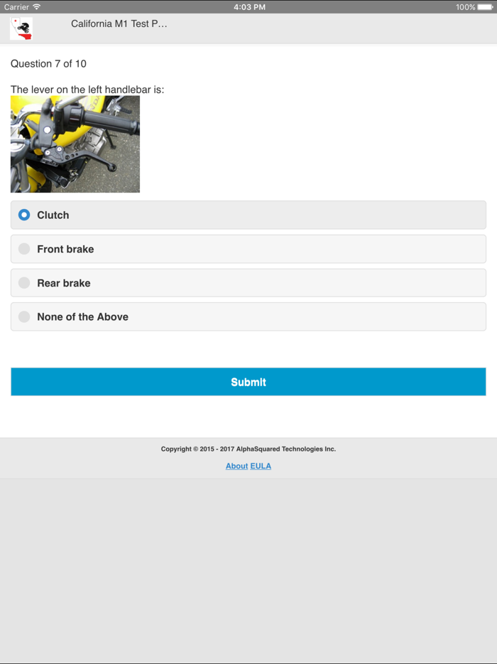 California M1 Test Prep