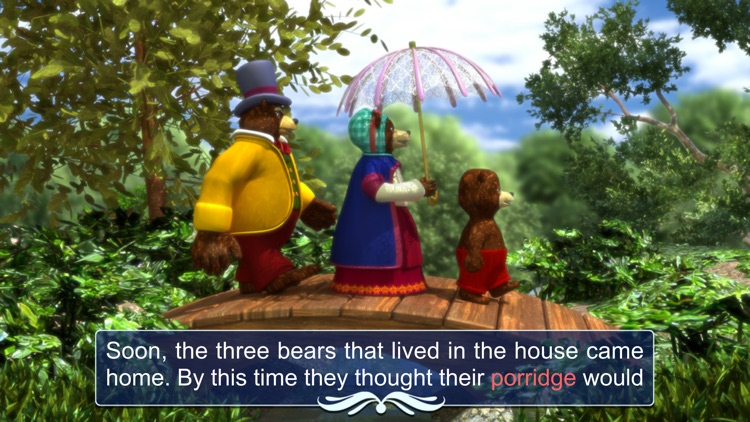Goldilocks and the three bears - Book & Games