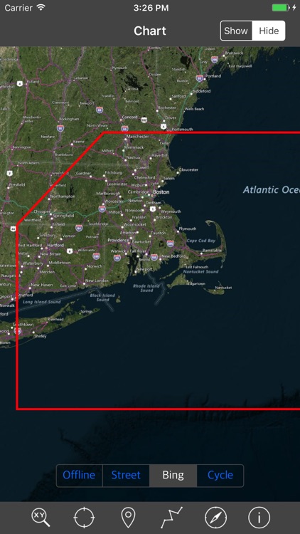 RHODE ISLAND to NEW HAMPSHIRE - RASTER N. CHARTS