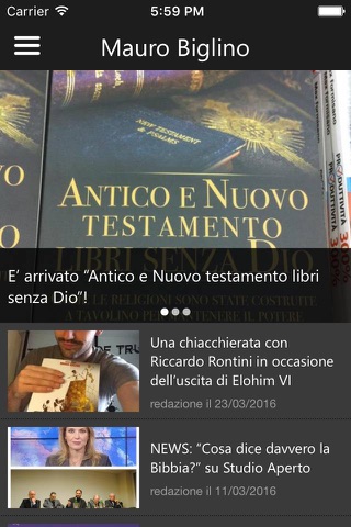Mauro Biglino Official App screenshot 3