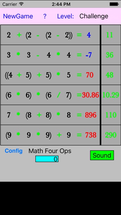 MathFourOps screenshot-3