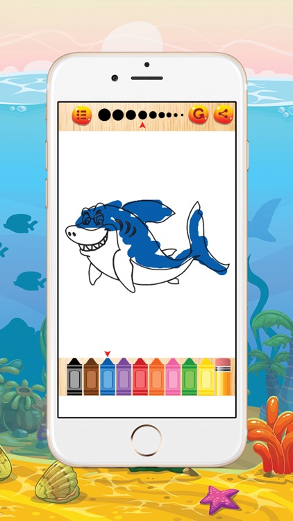 Underwater Coloring Kid screenshot-3