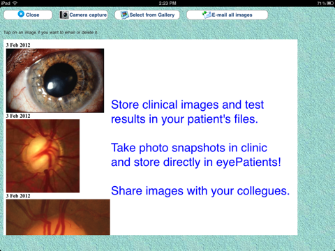 eyePatients screenshot 2