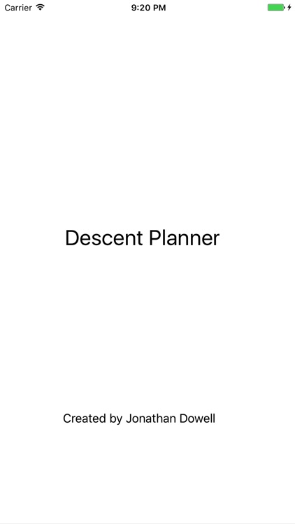 Descent Planner