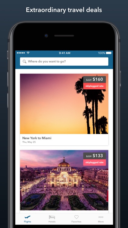 Skiplagged — Actually Cheap Flights & Hotels screenshot-0