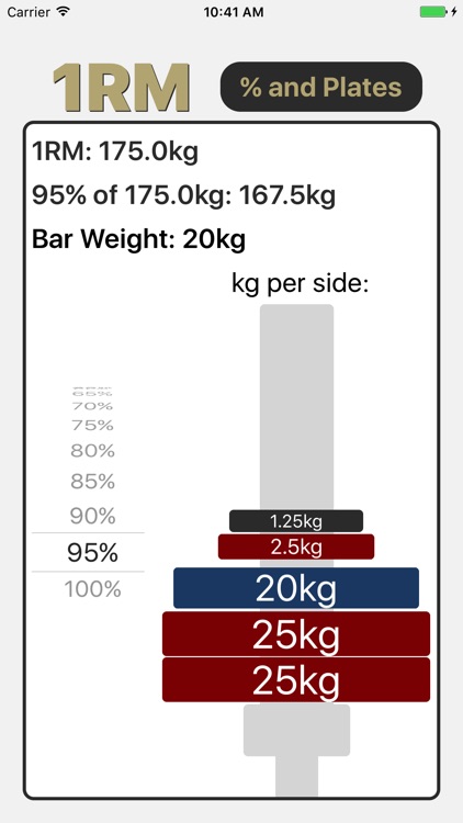 1RM - Simple & Easy One Rep Max Calculator screenshot-4