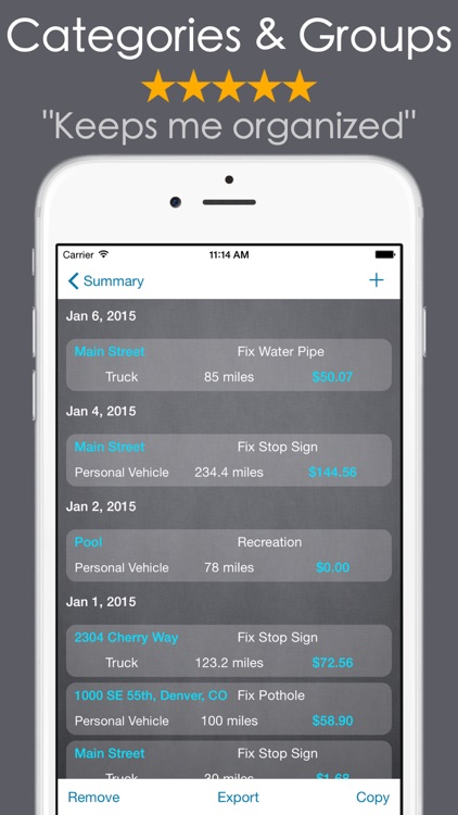 Mileage Expense Log (MEL)- Tracker IQ Keeper x PRO
