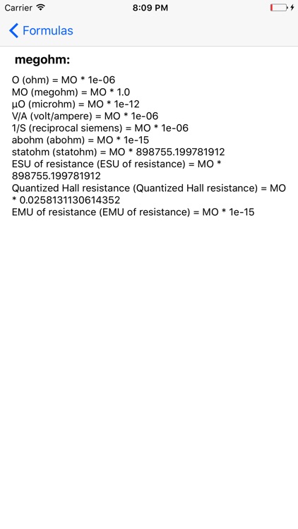 Electric resistance converter screenshot-3