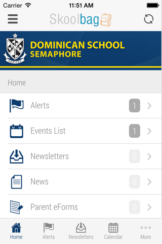Dominican School Semaphore - Skoolbag screenshot 2