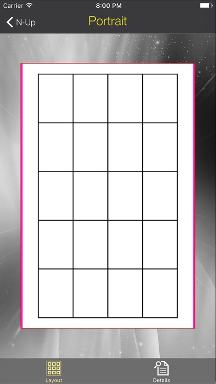N-up Calculator