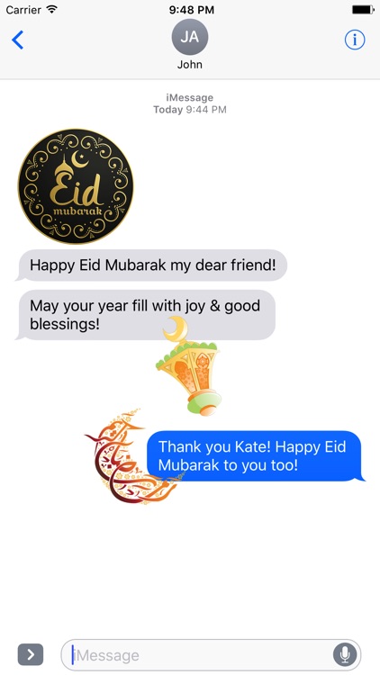 Eid Mubarak Stickers and Emojis