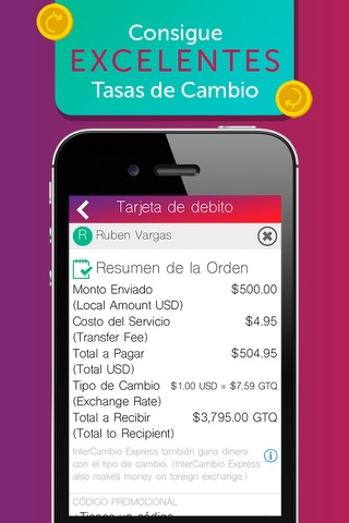 Envíos de Dinero Al Cash Cash screenshot 4