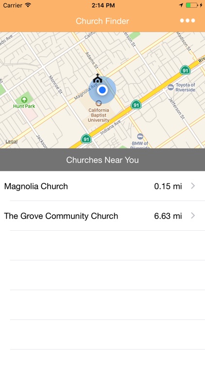 Church Finder - Locate Christian Churches Near you