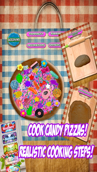 CANDY DESSERT PIZZA MAKER - COOKING CHEF FOOD GAME 1.1 IOS