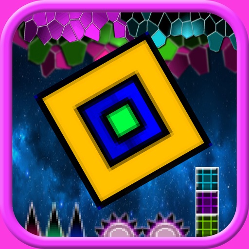 Space Space geometry dash background