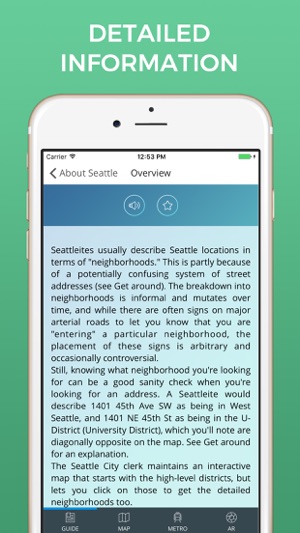 Seattle Travel Guide with Offline Street Map(圖4)-速報App