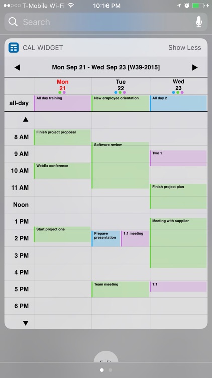 Week Calendar Widget Pro screenshot-3