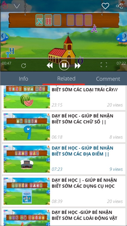 Kid TV - for learning colour, abc, number, music