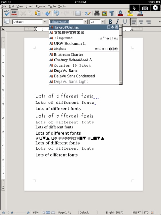 Open Word- Edit Microsoft Office Document for iPad screenshot-2