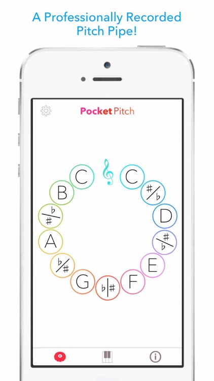 Pocket Pitch - Pitch Pipe & Piano for Singers