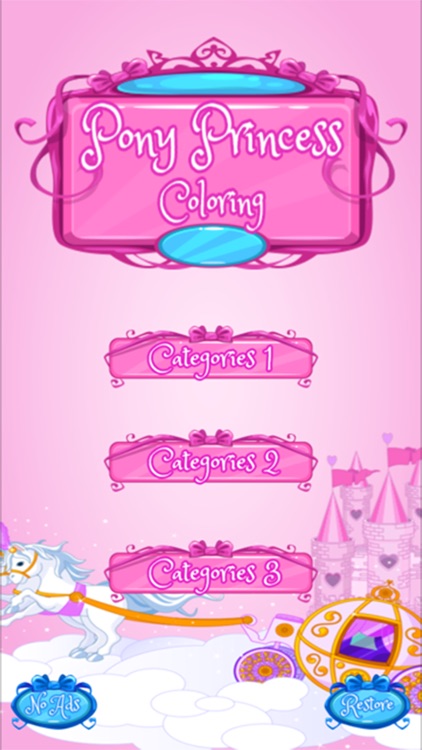 Princess Coloring Book Draw Paint for Kids & Adult screenshot-3