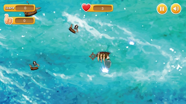 Sea Battle Defeat Game