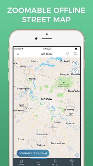 Moscow Travel Guide with Offline Street Map(圖3)-速報App